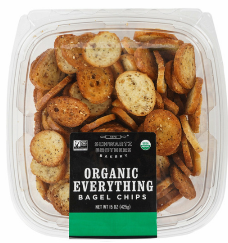 Schwartz Bros Organic Everything Bagel Chips 15 oz