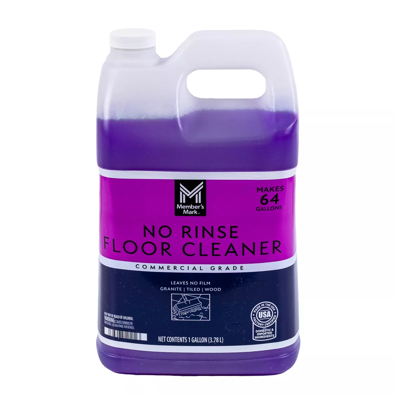 Member's Mark No Rinse Floor Cleaner, 1 gal., Choose Pack Size